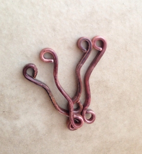 handmade copper links