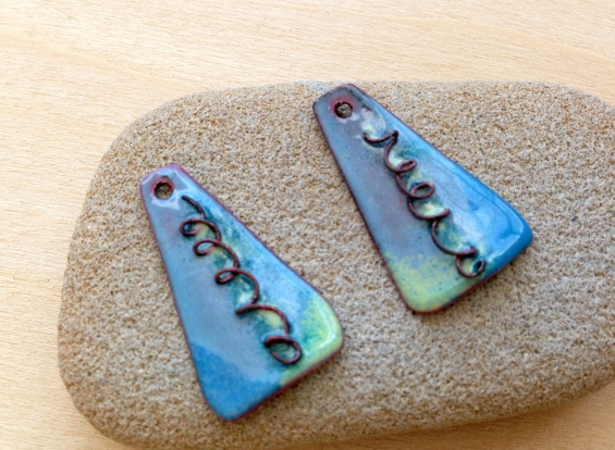 torch fired enamel copper by evadesigns